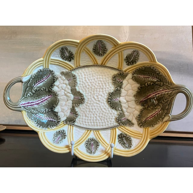 Traditional Wedgwood Late 19th Century Majolica Handled Basket, 1878 For Sale - Image 3 of 10