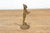 Soulful Miniature Bronze Painted Apsara For Sale In Los Angeles - Image 6 of 9