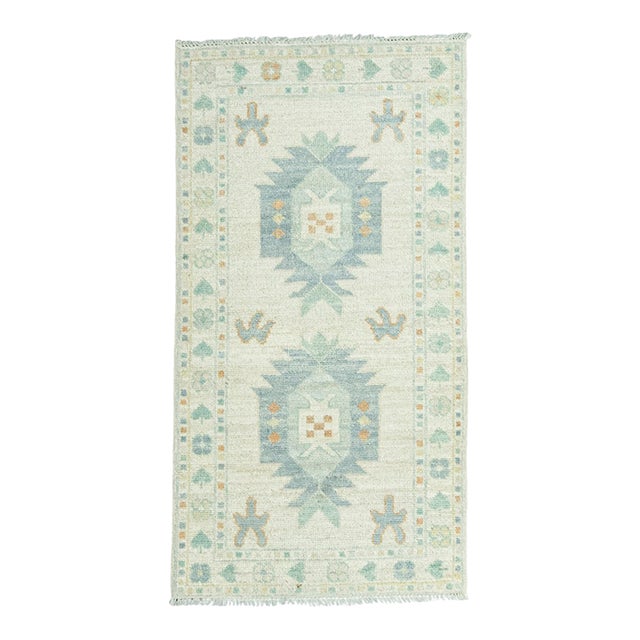 Oushak Rug 2'1" x 3'11" For Sale