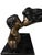 Late 20th Century Romantic Bronze Sculpture of Two Lovers Kissing – Modern Surrealist Bust – 34” Long For Sale - Image 5 of 12