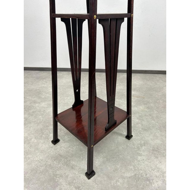 Wood Secession No.9532 Plant Stand attributed to Marcel Kammerer for Thonet, 1890s For Sale - Image 7 of 13