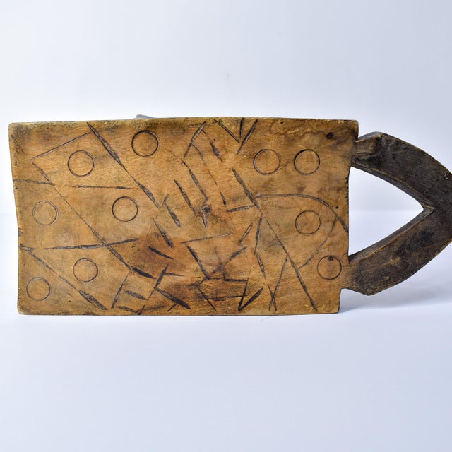 Mid 20th Century Vintage African Wood Stool Burkina Faso For Sale - Image 10 of 15