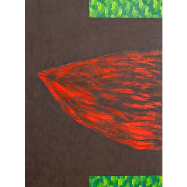 Domenick Capobianco Abstract Composition Oil on Canvas For Sale - Image 4 of 6