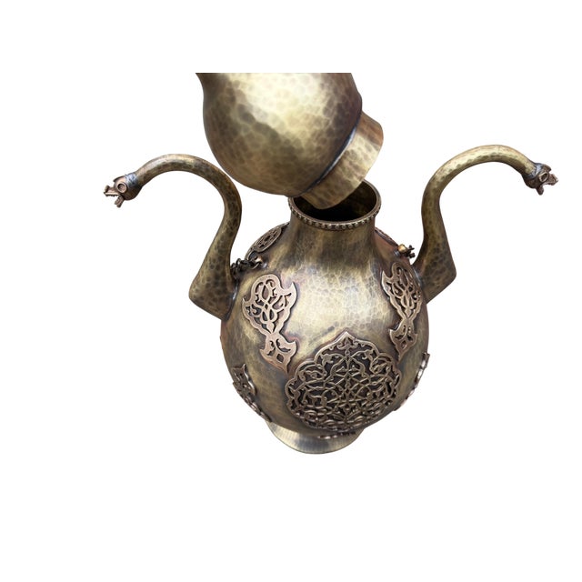 Not Yet Made - Made To Order Rustic Hand-Hammered Ottoman Brass Ewer For Sale - Image 5 of 13
