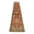 Kazak Runner 2’9” X 13’2” Red Wool Tribal Hand-Knotted Oriental Rug For Sale