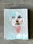 Baby Blue Vintage Abstract Expressionist Portrait Painting For Sale - Image 8 of 14