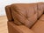 1960s Mid-Century Modern Scandinavian Two-Seater Cognac Leather Sofa, 1960s For Sale - Image 5 of 11