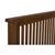 Wood Mission Quarter Sawn Oak Slat Bed - Walnut For Sale - Image 7 of 8