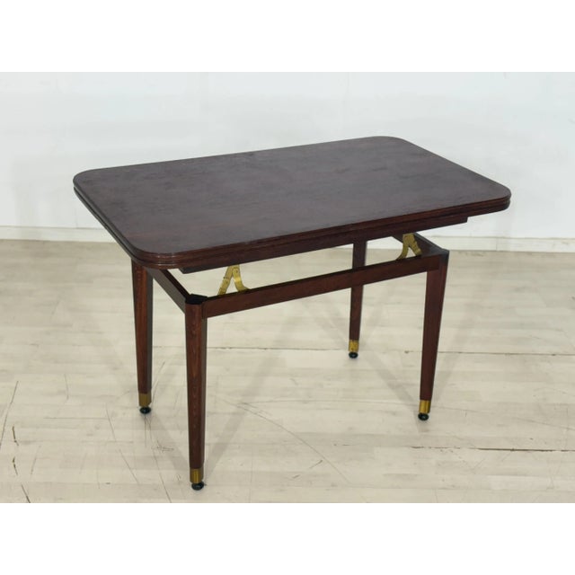 Vintage Kitchen Table in Wood, 1960s For Sale - Image 4 of 9