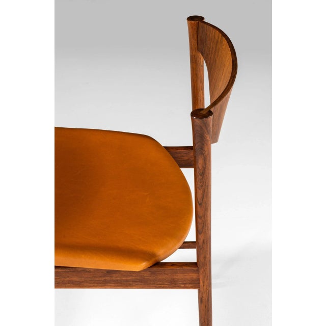 Wood Rosewood Dining Chairs by Ib Kofod-Larsen for Seffle Möbelfabrik, Sweden, 1960s, Set of 8 For Sale - Image 7 of 11