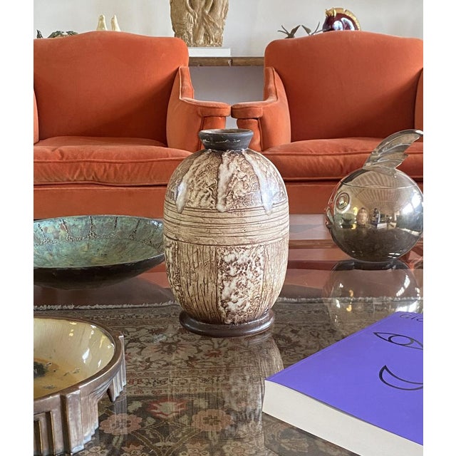 Art Deco Ceramic Vase by Louis Auguste Dage, 1930 For Sale - Image 11 of 18