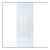 Sample - Schumacher x Marie-Anne Oudejans Bamboo Trellis Panel A in Blue For Sale