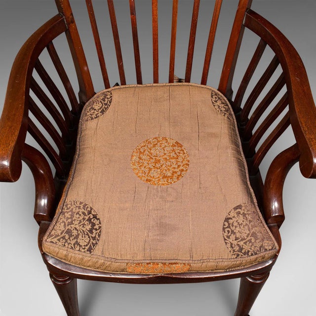 1890s Antique Victorian Cleric's Armchair For Sale - Image 11 of 12
