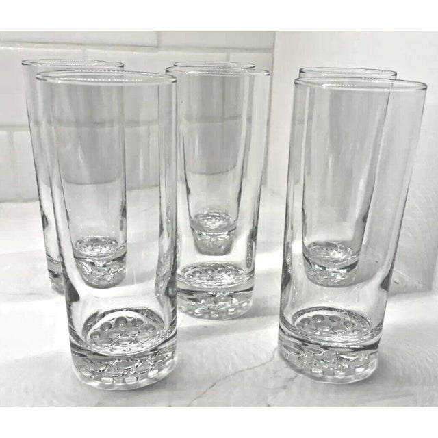 Vintage Hobnail Glasses - Clear Glass Tumblers - Set of 6 For Sale - Image 4 of 5
