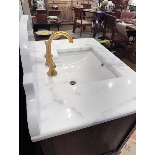 19th Century French Chest Bath Vanity For Sale - Image 10 of 10