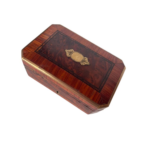 19th Century 19th Century Napoleon III French Boule Marquetry Jewelry Box For Sale - Image 5 of 6