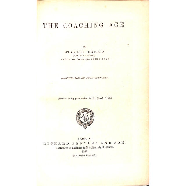 HARRIS Stanley [468] pp. Richard Bentley and Son 1885 8 7/8" x 6 1/8" Bound by H. Sotheran & Co