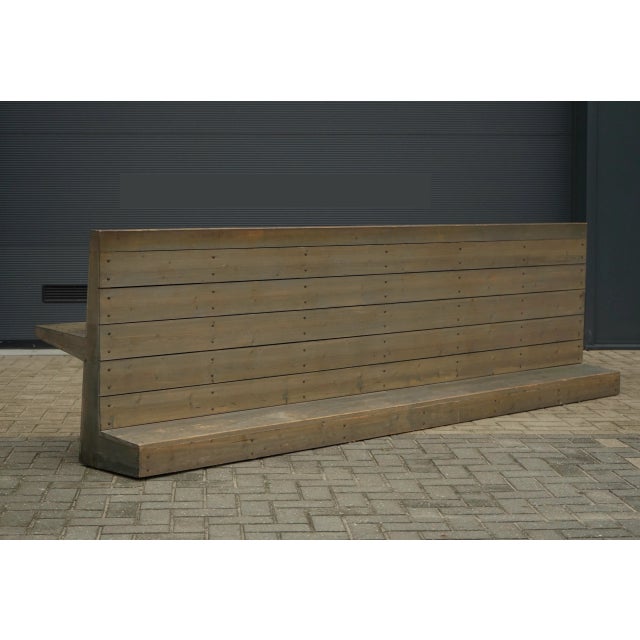 Brown Large Church Bench by Dom Hans van der Laan, 1964 For Sale - Image 8 of 18
