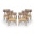 Edward Wormley for Dunbar Curved-Back Dining Chairs - Set of 6 For Sale - Image 13 of 13