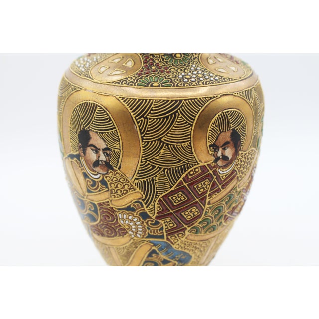 Circa 1900 Japanese Porcelain Rinzan Workshop Satsuma Vase For Sale - Image 11 of 13