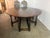 English Oak Gateleg Dining Table With Turned Supports For Sale - Image 9 of 15