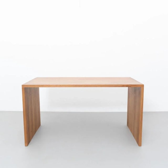 Table by dada est. Manufactured in barcelona, 2021. Material: oak dimensions: 72.5 cm d x 140 cm w x 72.5 cm h production...