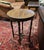 Vintage Black Walnut Round Side Table For Sale - Image 4 of 12