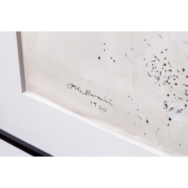 Olle Bonnier, Kataklysmerna, 1960, Mixed Media, Framed For Sale - Image 6 of 8
