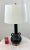Modern Matte Black Amphora Style Table Lamp For Sale - Image 4 of 4