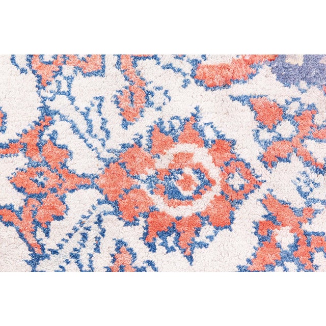 Indian Antique Indian Agra Rug For Sale - Image 3 of 10