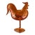 Vintage Hand-Hammered Copper Rooster Wall Sconce – Folk Art Farmhouse Candle Holder For Sale
