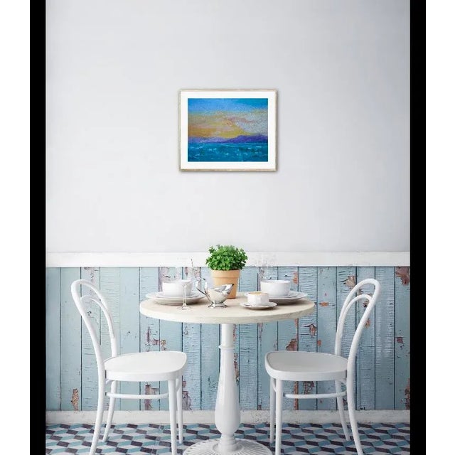 2020s "View from Our Lanai" Modern Seascape Oil Painting For Sale - Image 5 of 12