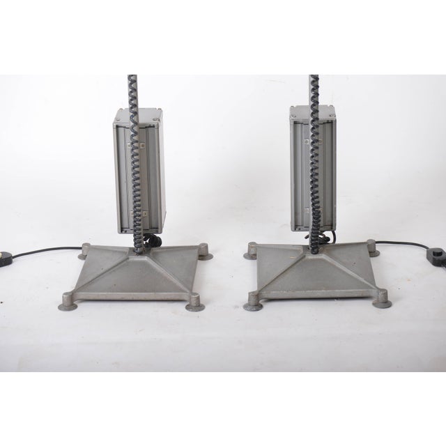 Metal Floor Lamps by Renzo Piano for Iguzzini, 1990s, Set of 2 For Sale - Image 7 of 10