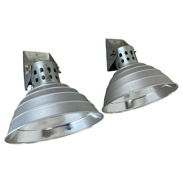 Modernist No. 1 Fotostudio Lights from Zeiss Ikon, Germany, 1970s, Set of 2 For Sale