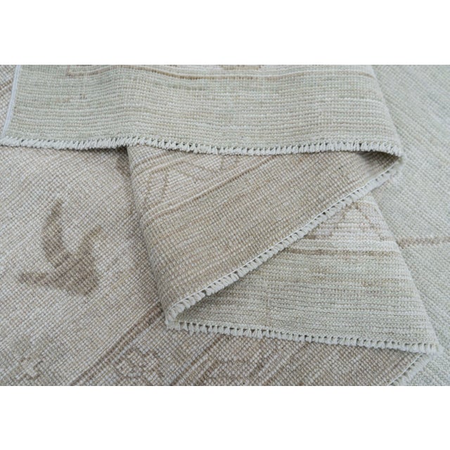 Textile Oushak Square Rug 13'11" x 14'6" #17162 For Sale - Image 7 of 8