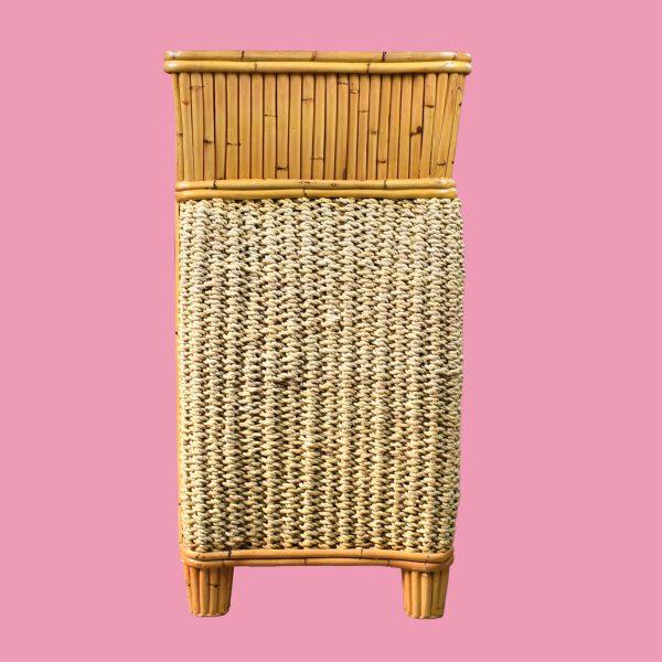 Coastal 1970s Twisted Rattan and Cane Desk Attributed to Bielecky Brothers For Sale - Image 3 of 8