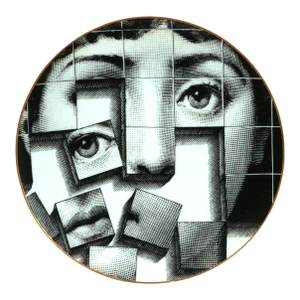 Piero Fornasetti Rosenthal Porcelain Plate, Temi E Variazioni, Motiv 33, With Original Box