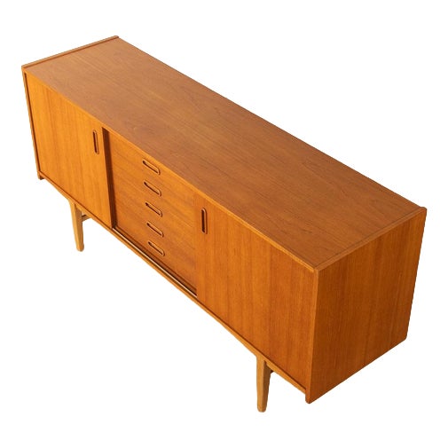 Mid-Century Wood Sideboard, 1960s For Sale