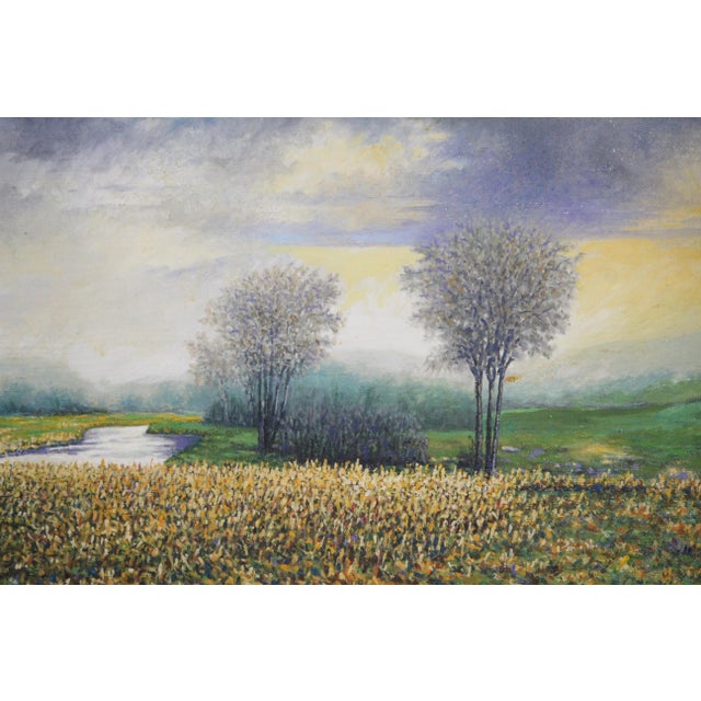 Landscape, 2000s, Oil on Wood For Sale - Image 12 of 16