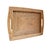 Woven Rattan Serving Tray With Handles For Sale - Image 4 of 6