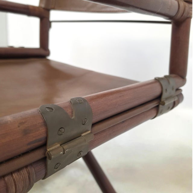 Mid-Century Modern Director Chair from Lyda Levi McGuire, 1970s For Sale - Image 3 of 8