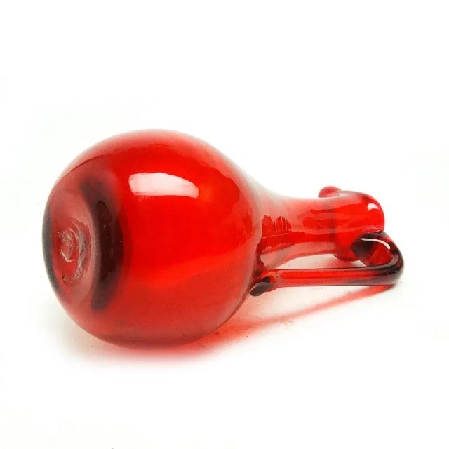 Mid-Century Modern Vintage Polish Vases by Jerzy Słuczan-Orkusz for Krakow Institute of Glass, 1970s, Set of 2 For Sale - Image 3 of 9