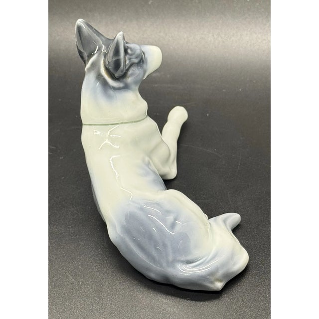 Vintage Japan German Shepherd Dog Porcelain Figurine For Sale - Image 6 of 6