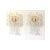 Transparent Ricci Murano Glass Wall Sconces by Simoeng, Set of 2 For Sale - Image 12 of 13
