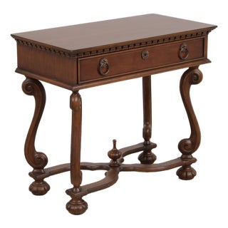 Hickory Chair Continental Mahogany Console Library Table For Sale