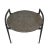 Slate & Iron Oval Side Table For Sale - Image 4 of 6