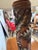 Wood Mid 20th Century Mabro Lamp Company Carved Flower Table Lamp, Medium For Sale - Image 7 of 12