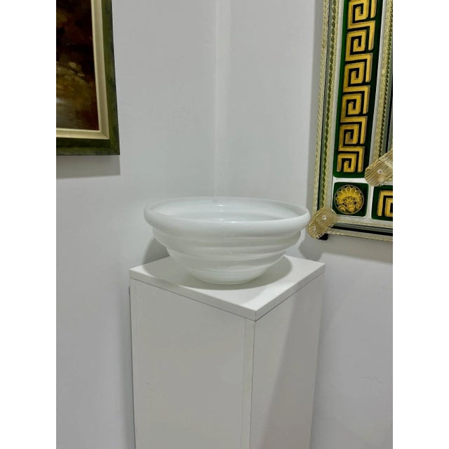 Price reduced $800. Now only $299! Venini International is one of Murano's top Glass Furnaces. This Art Deco bowl called...