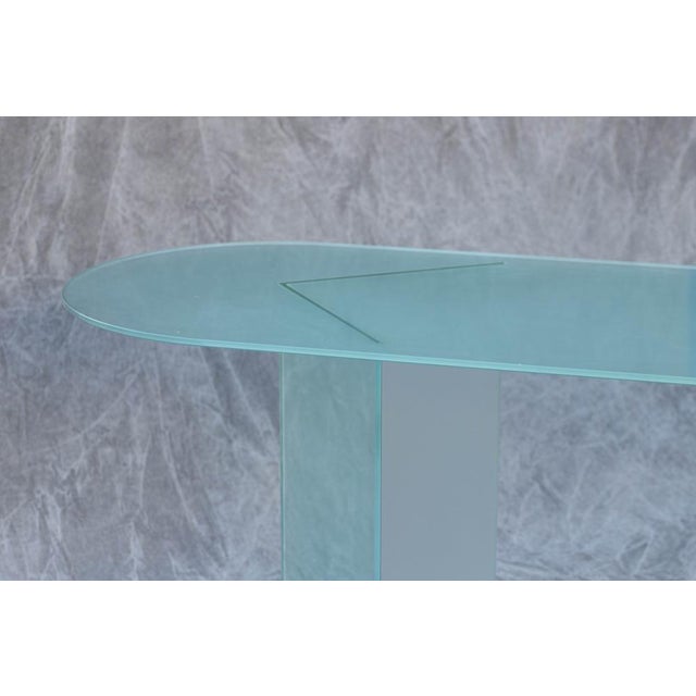 Italian Table in Crystal from Fontana Arte For Sale - Image 3 of 4