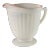 Vintage Macbeth Evans Cremax Petalware Creamer – 4.25” Pastel Pink Band For Sale
